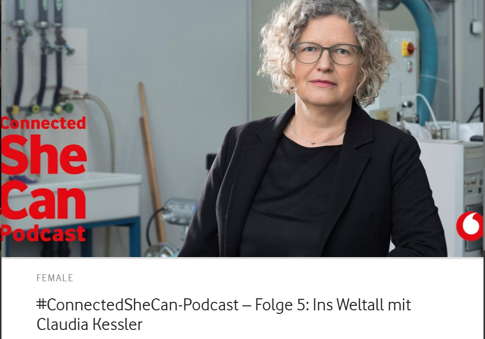 connected She Can- vodafone, Podcast mit Claudia Kessler